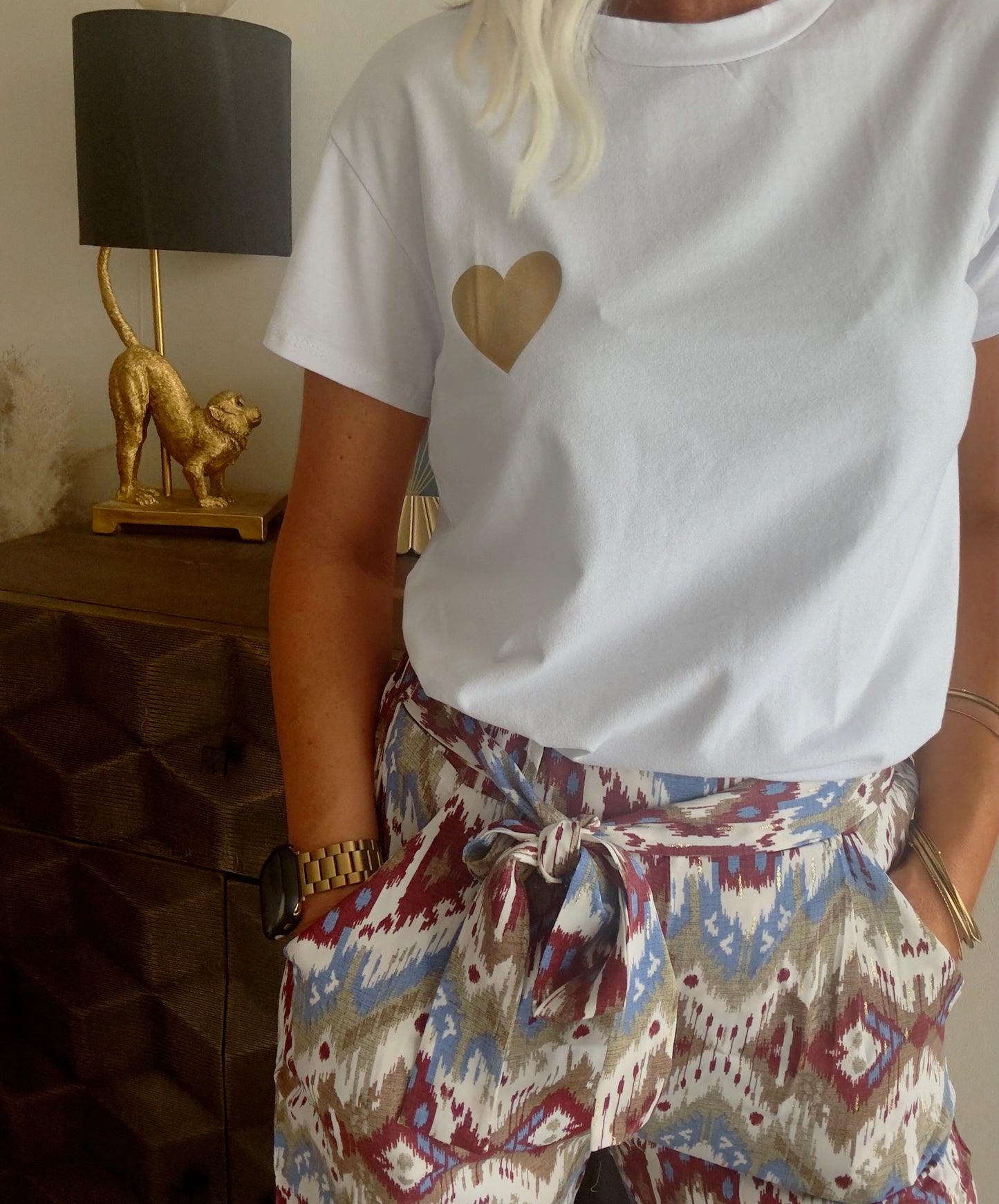 T-shirt Coeur