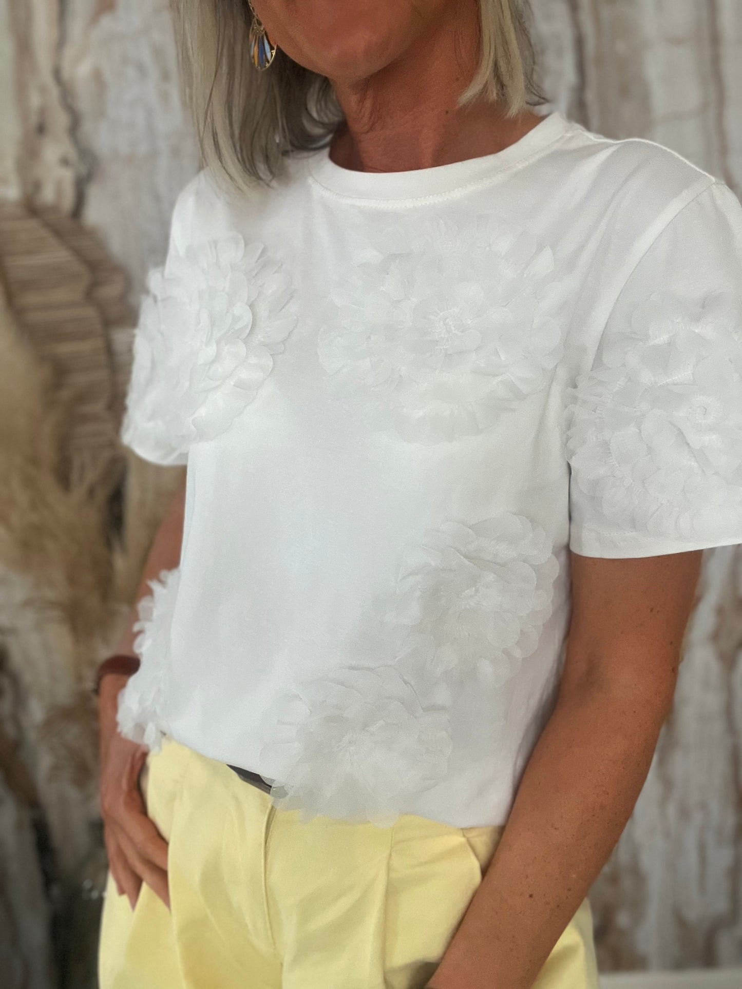 T-shirt Fleurs