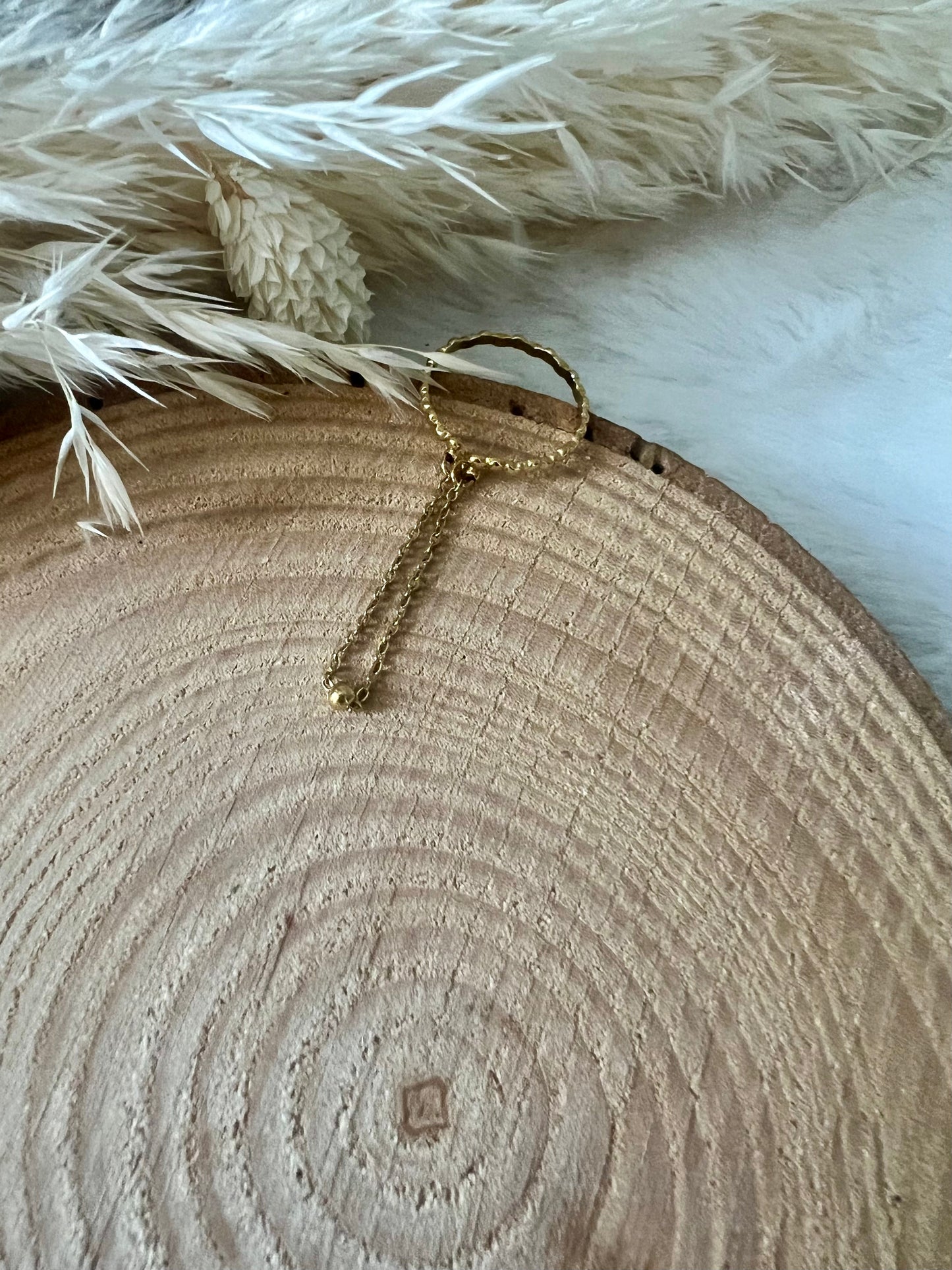 Bague chaîne
