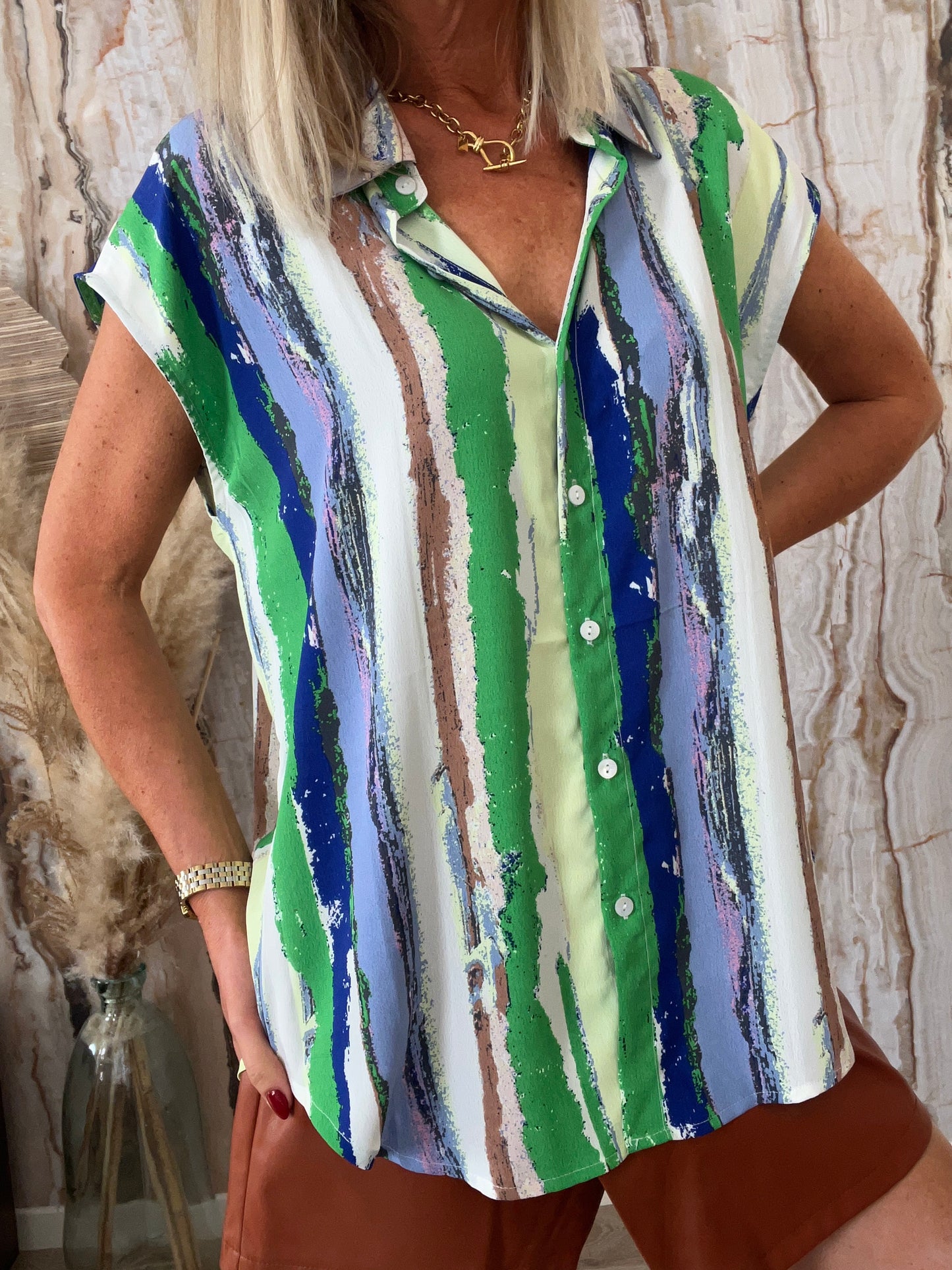 Chemise sans manche Nat