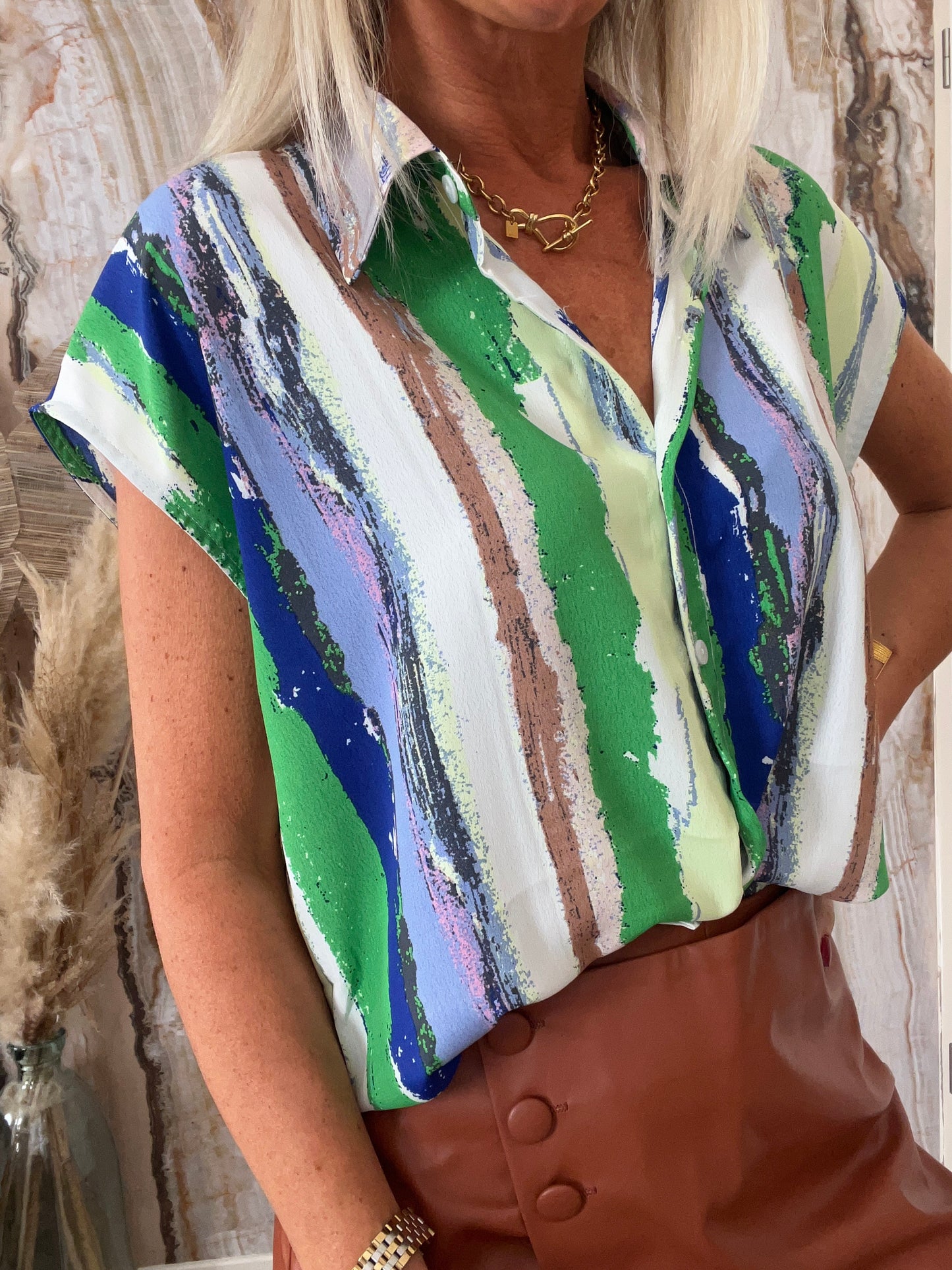 Chemise sans manche Nat