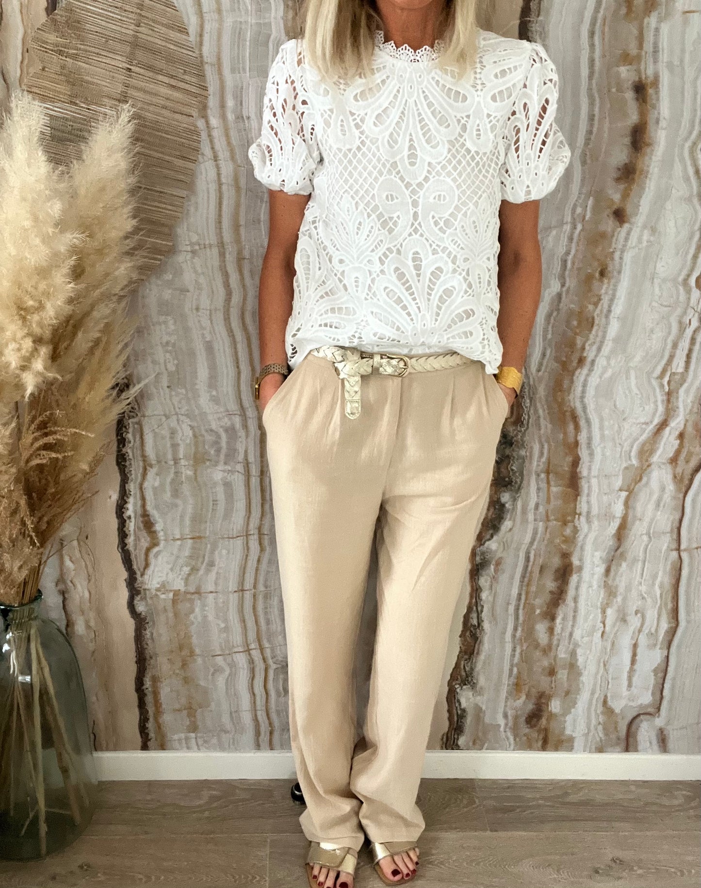 Pantalon en lin Charly