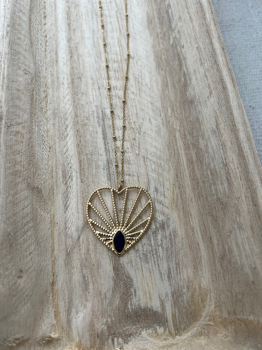 Sautoir coeur
