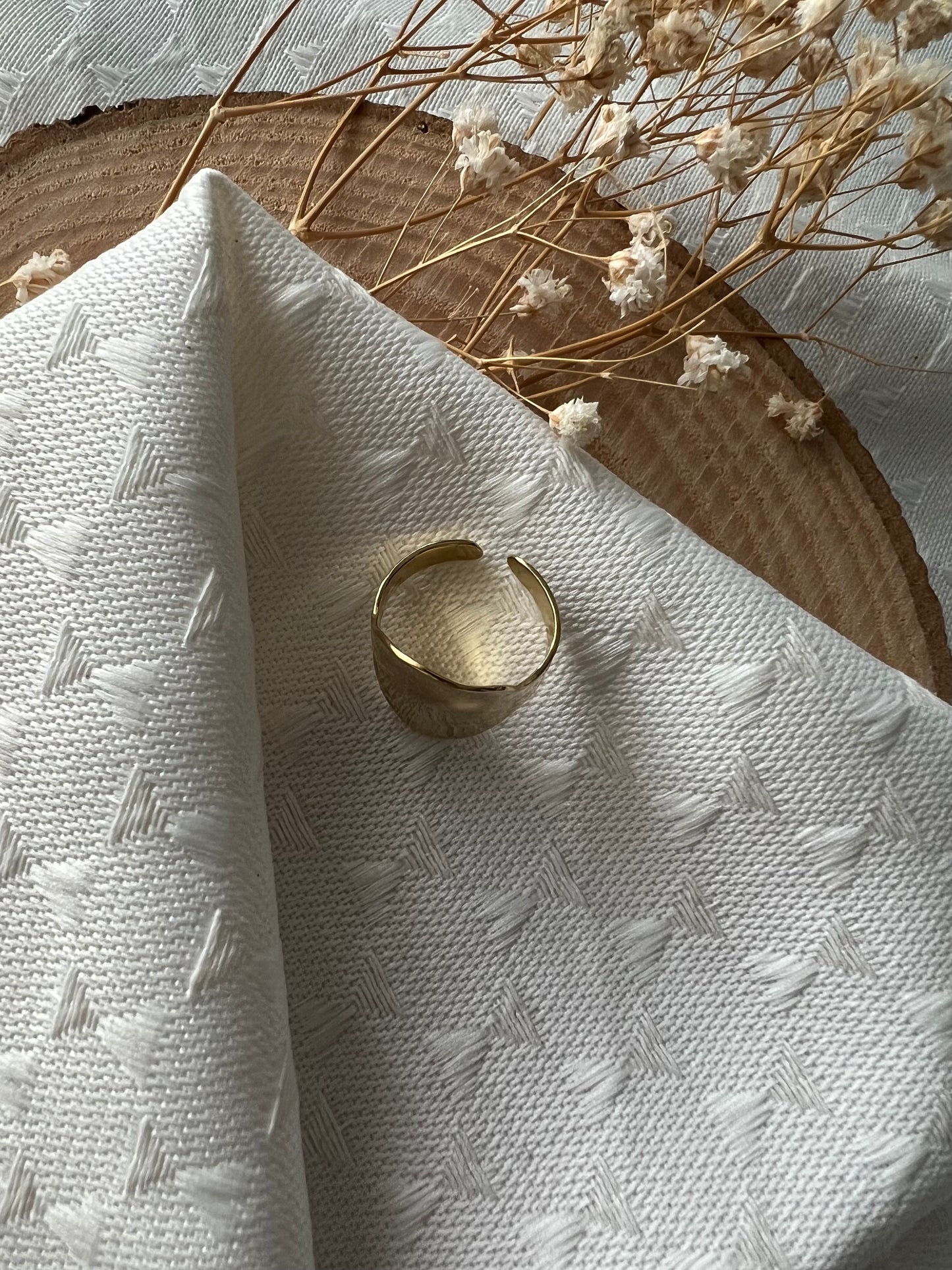 Bague Martelée