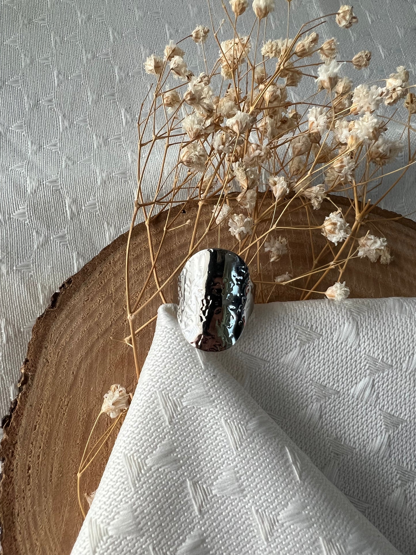 Bague Martelée
