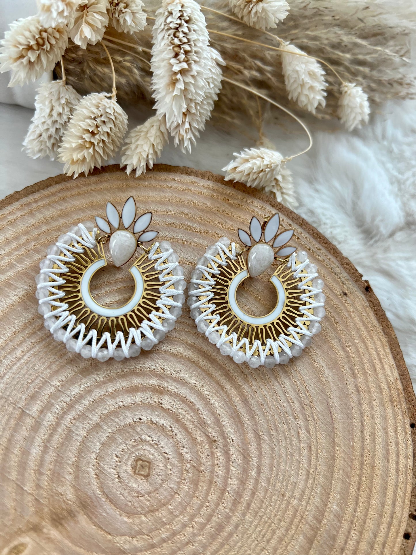 Boucles Rondes Perles