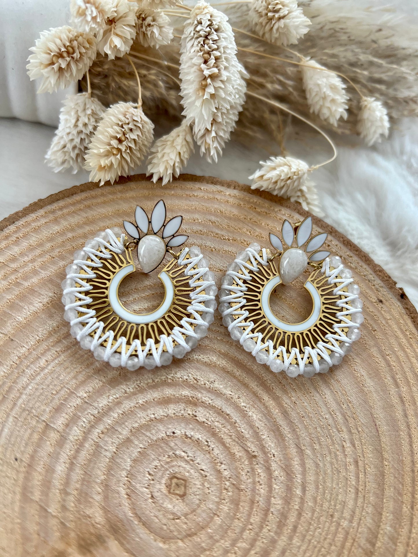 Boucles Rondes Perles