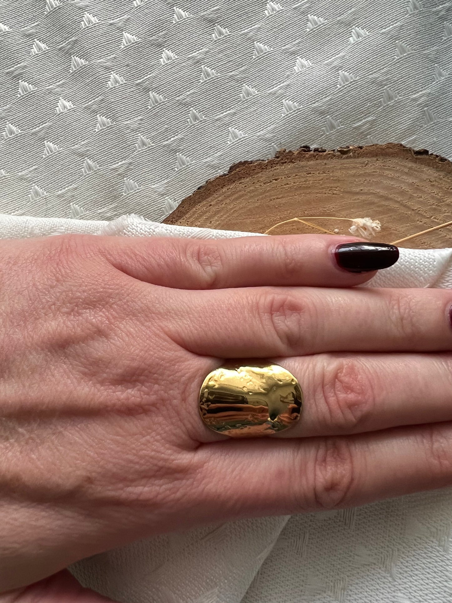 Bague Martelée