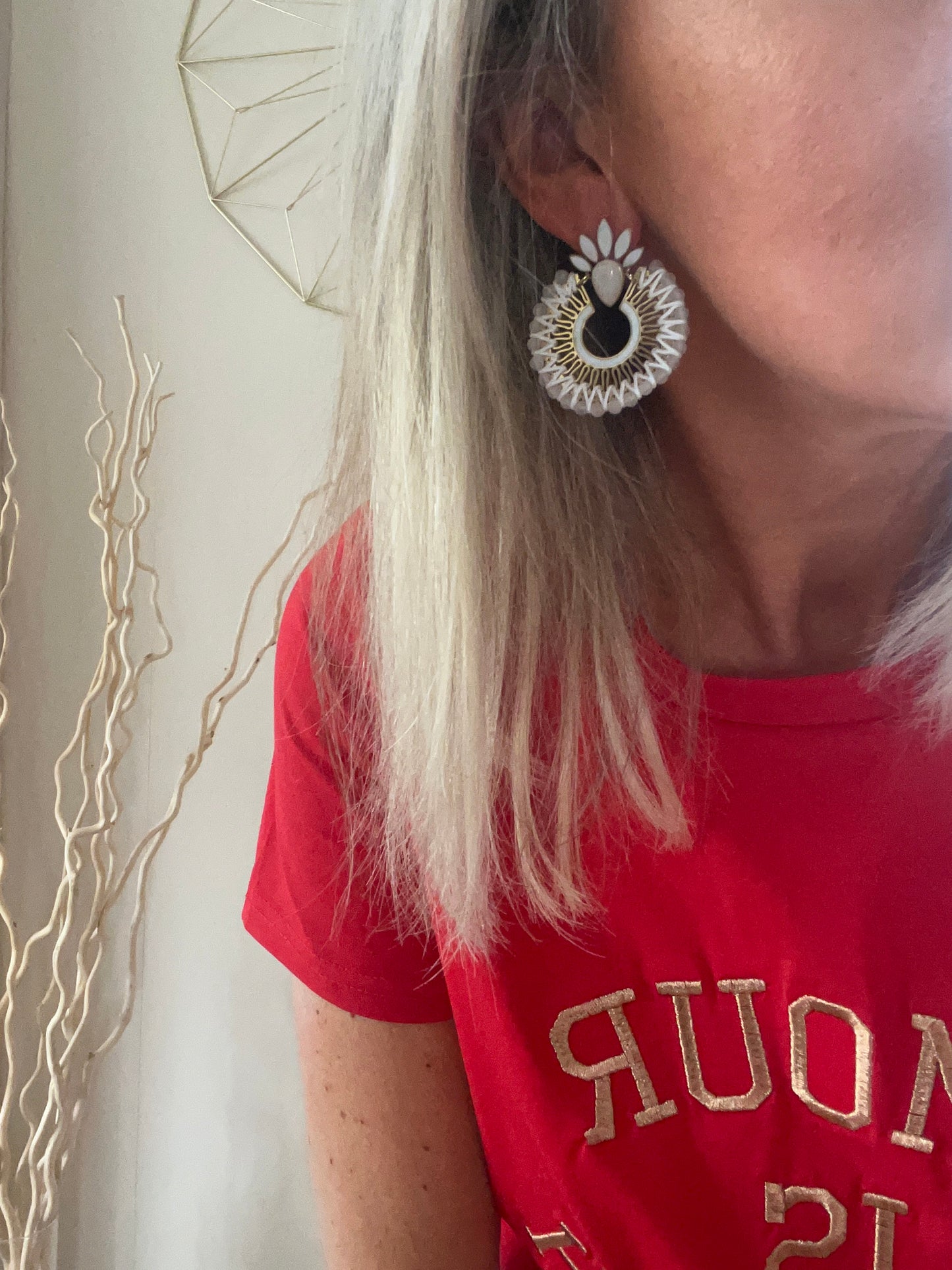 Boucles Rondes Perles