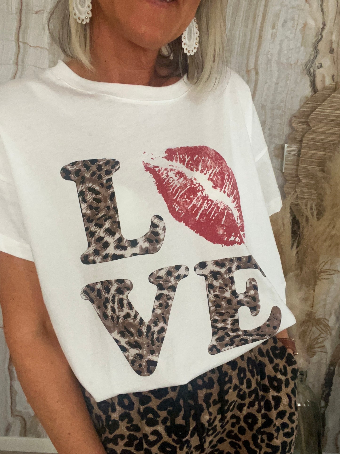 T-shirt Love Bouche