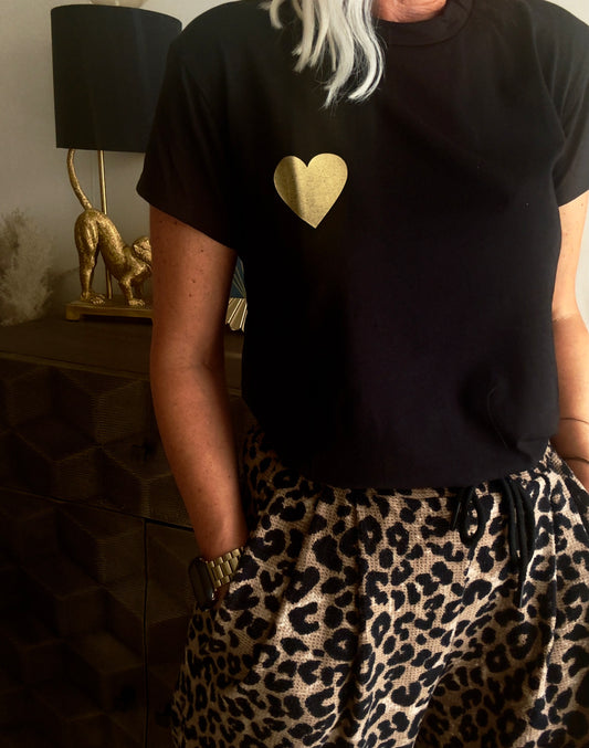 T-shirt Coeur