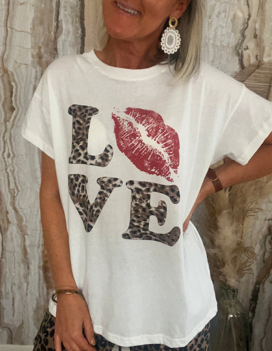 T-shirt Love Bouche