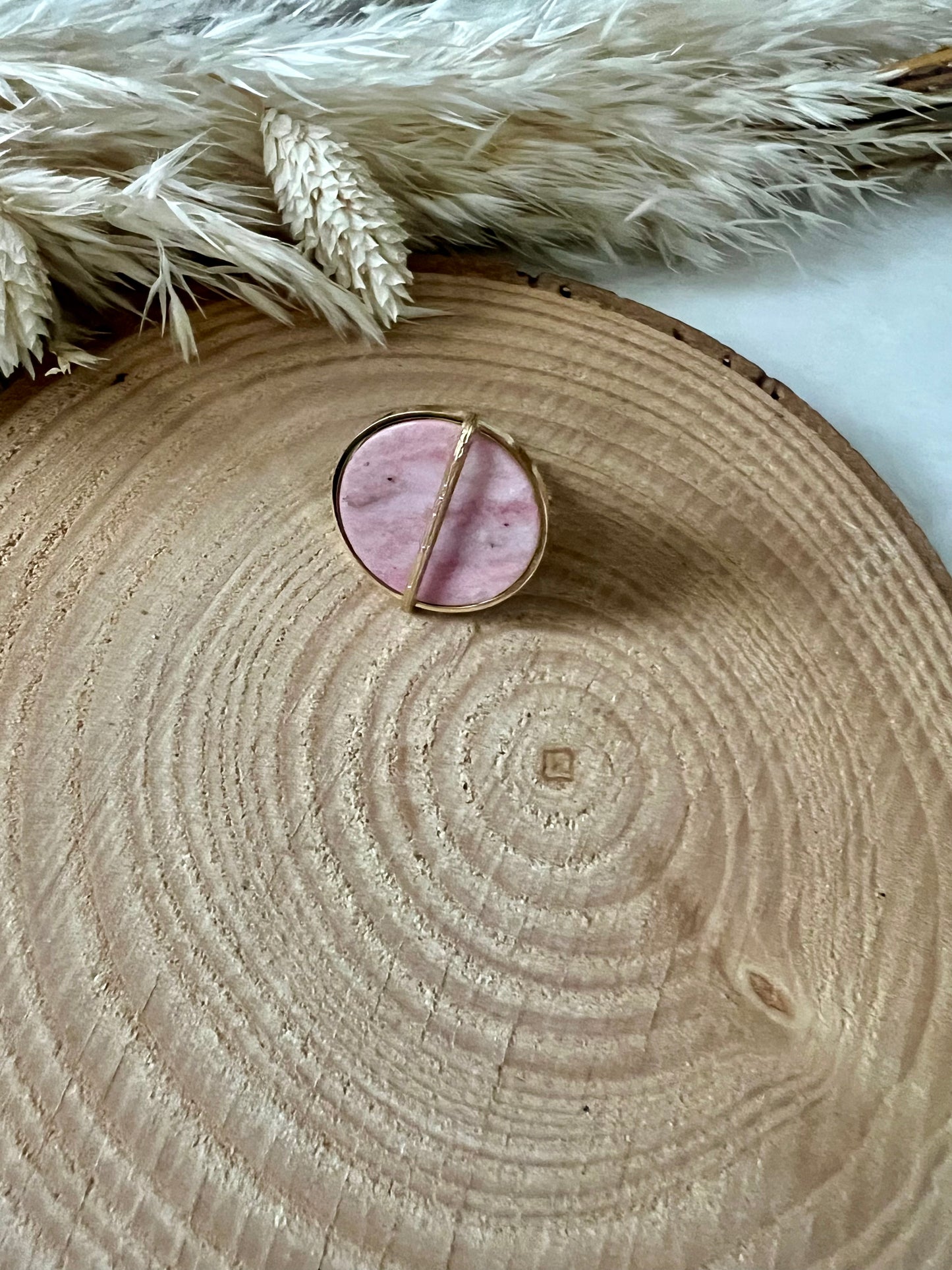 Bague Rhodonite