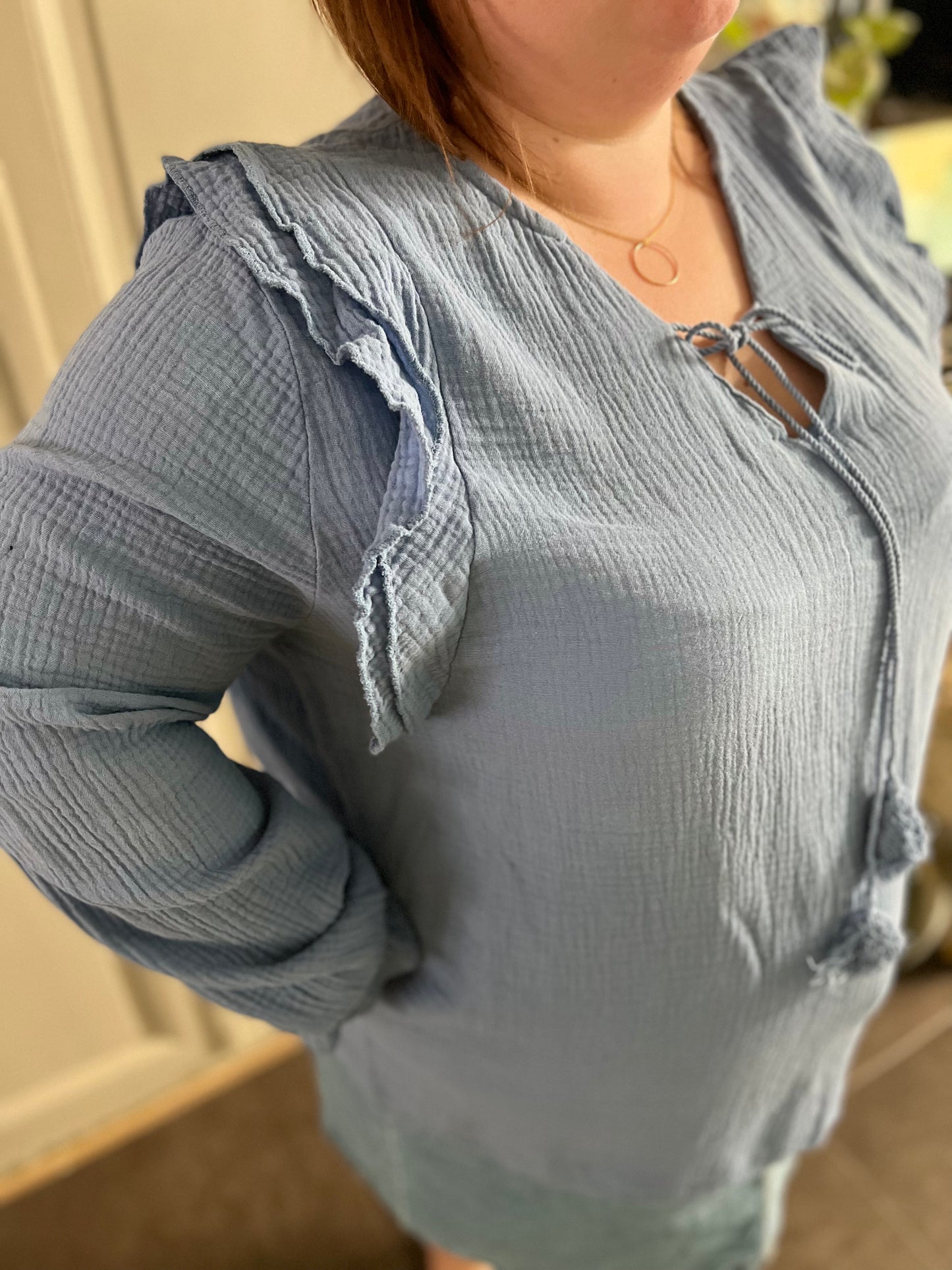 Blouse Bleue